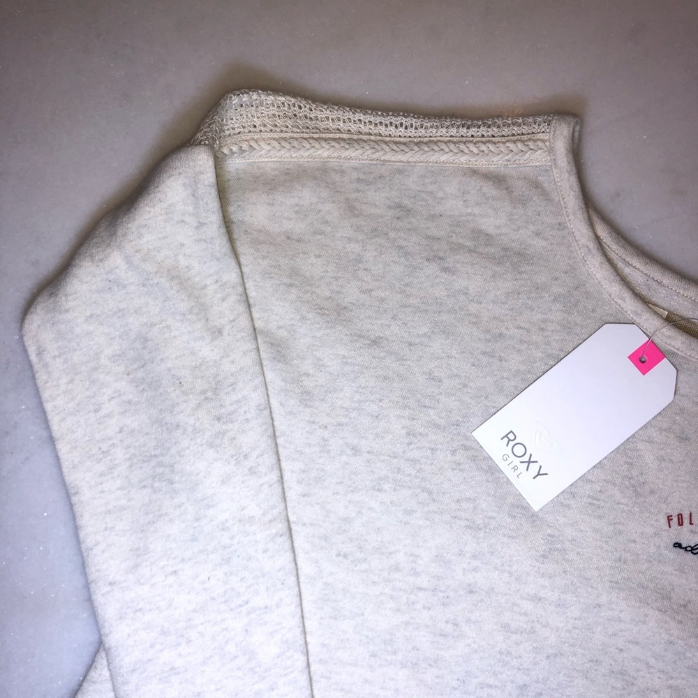 🆕Roxy Glitter And Gold Sweatshirt - Picture 4 of 5